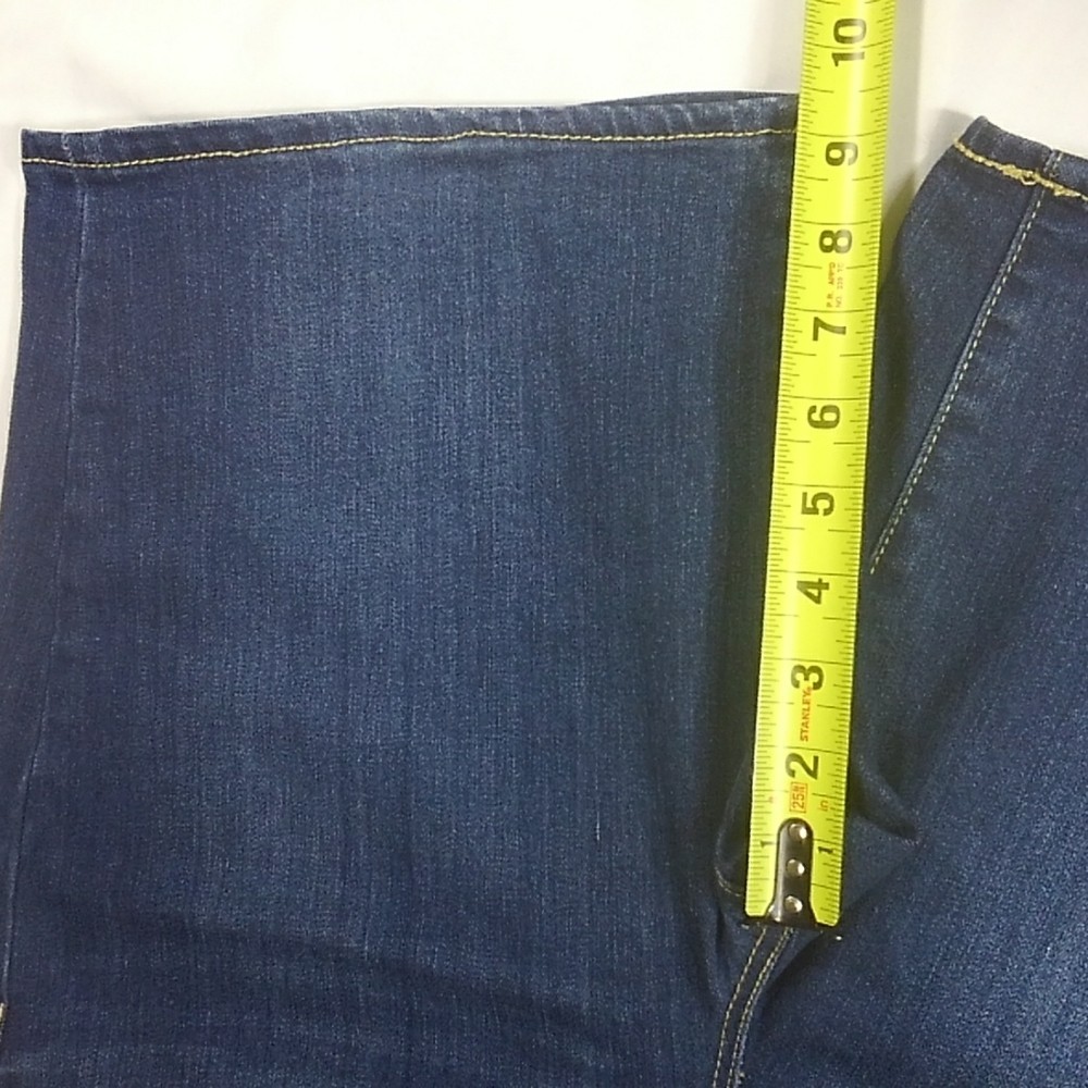 Seven7 Sunset Bermuda Denim Blue Jean Shorts SZ 14 - Picture 4 of 8